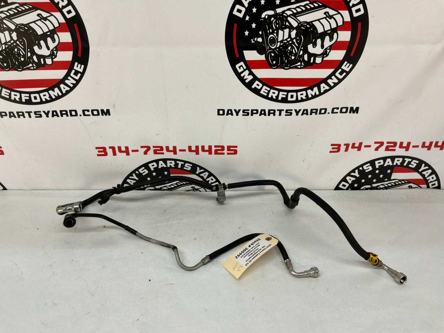 2015 Chevy Camaro SS 1LE Fuel Gas Line Hose Tube Pipe OEM