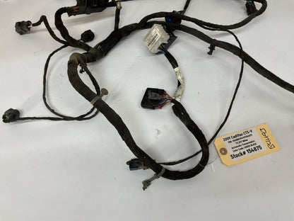 2009 Cadillac CTS-V Front Headlight Lamp Core Support Wire Wiring Harness OEM