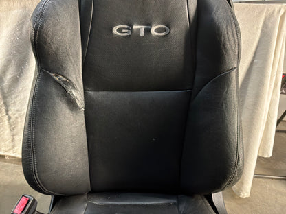 2006 Pontiac GTO Seats Fronts and Rears Black Leather OEM