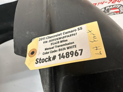 2011 Chevy Camaro SS LH Driver Front Fender Wheel House Well Liner OEM