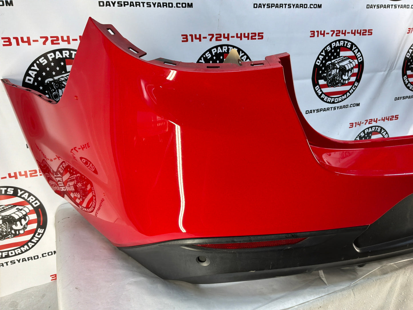 2014 Chevy SS Sedan Rear Bumper Cover Red OEM