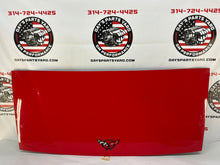 2002 Chevy C5 Corvette Convertible  Trunk Deck Lid Red OEM - Day's Parts Yard
