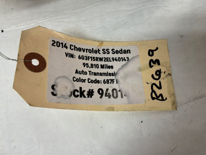 2014 Chevy SS Sedan Brake Booster Master Cylinder and Reservoir OEM
