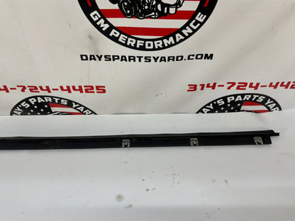2002 Chevy Camaro Z28 LH Driver Door Window Belt Molding Trim OEM