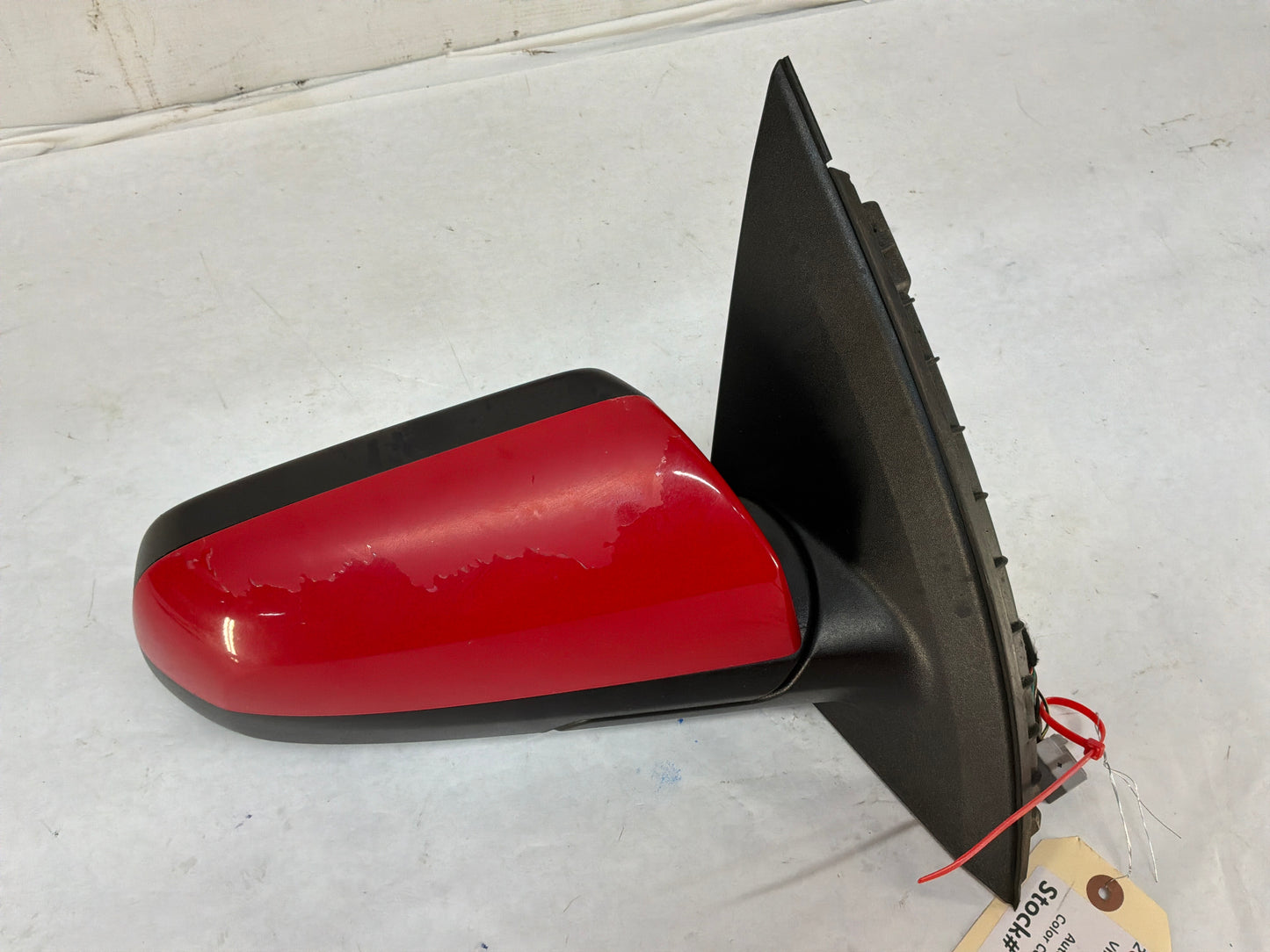 2015 Chevy SS Sedan RH Passenger Exterior Out Side Mirror Red OEM