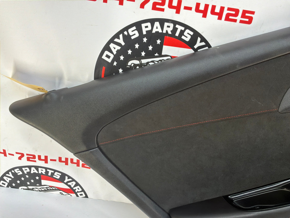 2014 Chevy SS Sedan LH Driver Rear Door Panel Interior Trim OEM