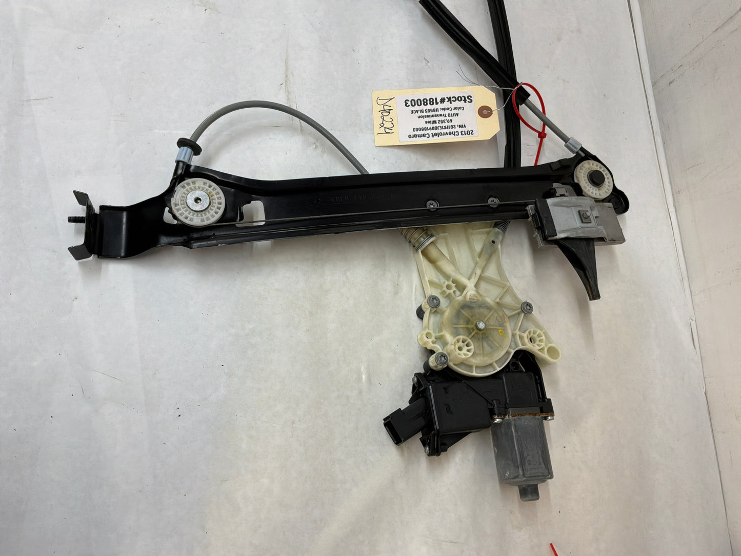2013 Chevy Camaro RH Passenger Front Window Regulator Motor OEM
