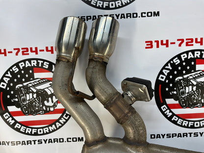 2016 Cadillac CTS-V Muffler Exhaust w/ Double Tips OEM