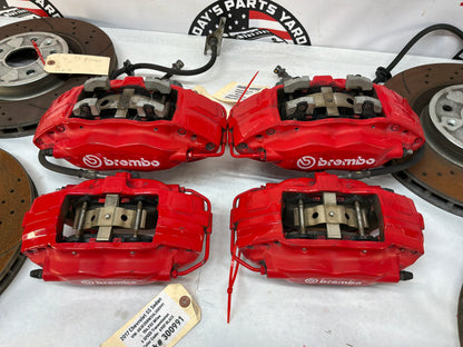 2017 Chevy SS Sedan Fronts and Rears Brembo Brake Calipers w/ Rotors OEM