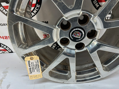 2009 Cadillac CTS-V Sedan Rear Factory OEM Polished Wheel Rim 19x9.5