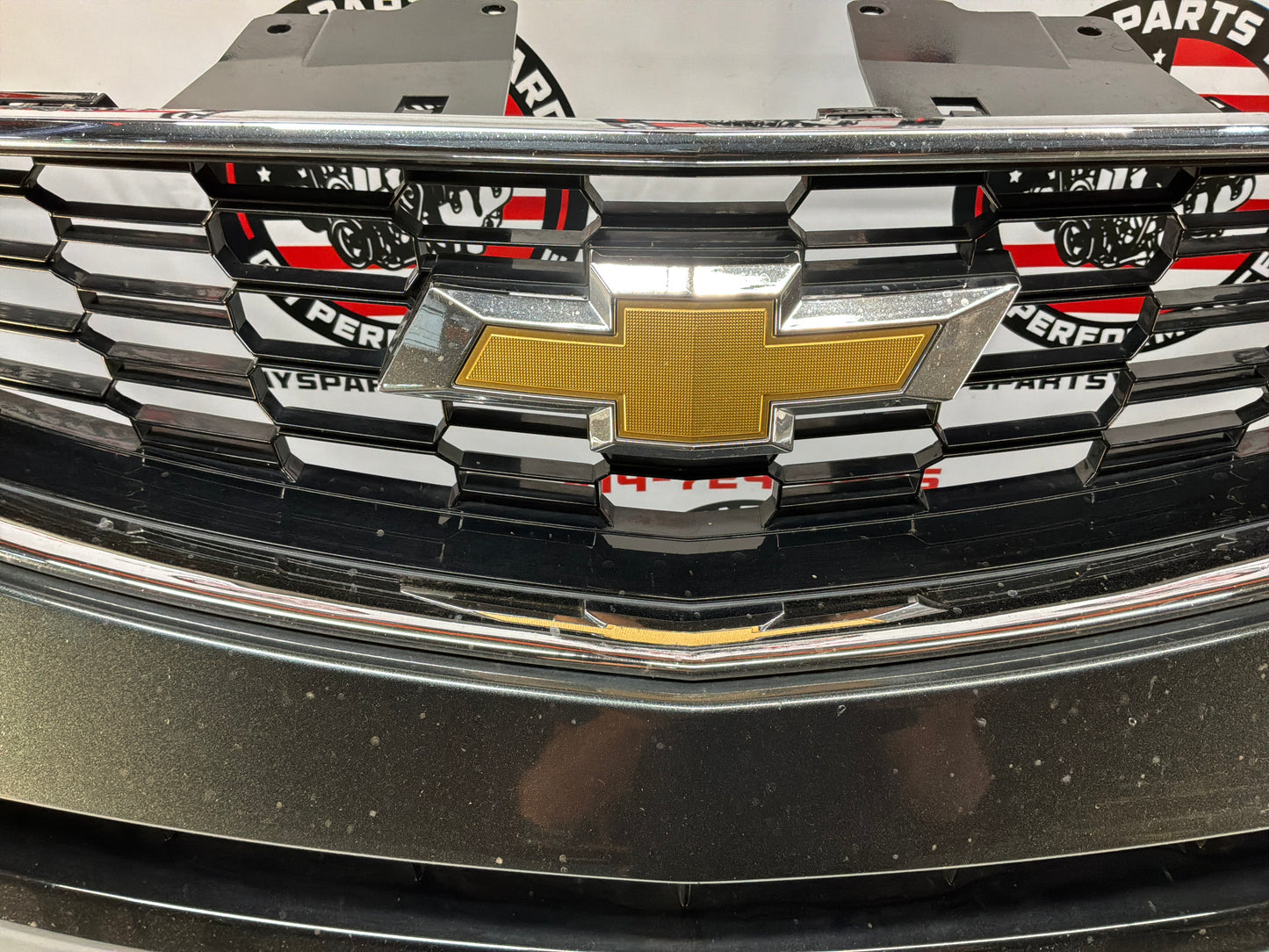 2017 Chevy SS Sedan Complete Front Bumper Fascia Cover Gray OEM
