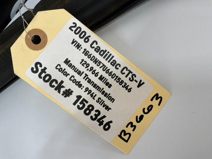 2006 Cadillac CTS-V Trunk Deck Lid Weather Strip Rubber Seal OEM