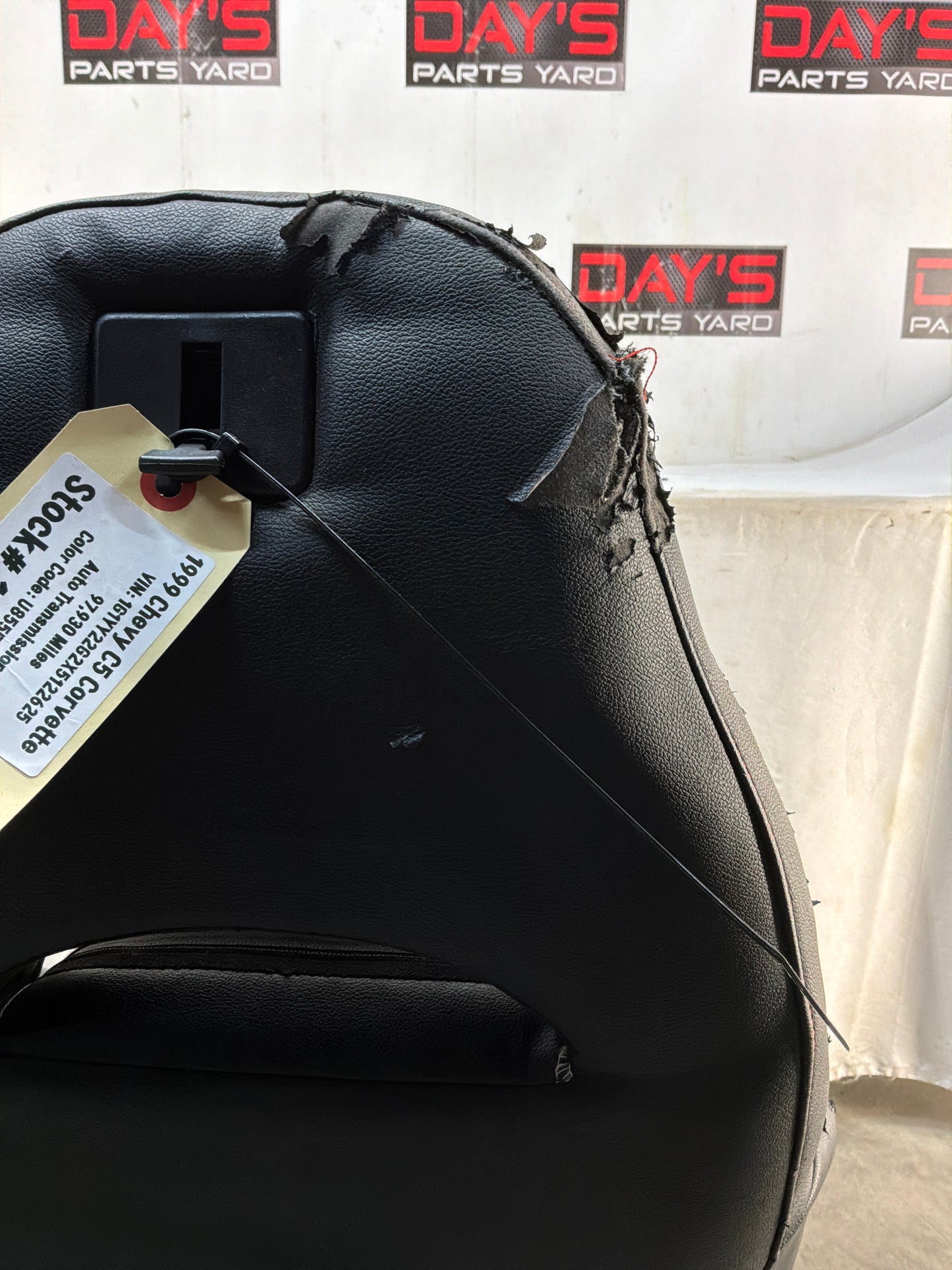 1999 Chevrolet C5 Corvette Seats Black Leather OEM