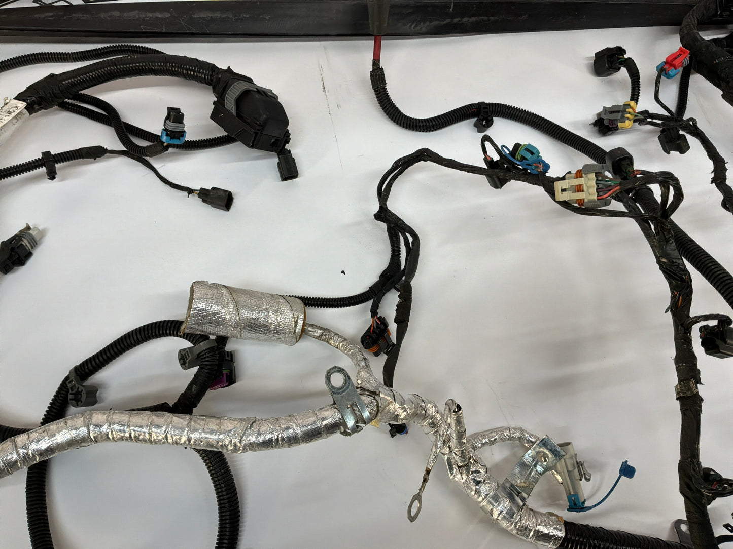 2007 C6 Corvette Convertible Engine Motor Automatic Transmission Wire Wiring Harness OEM