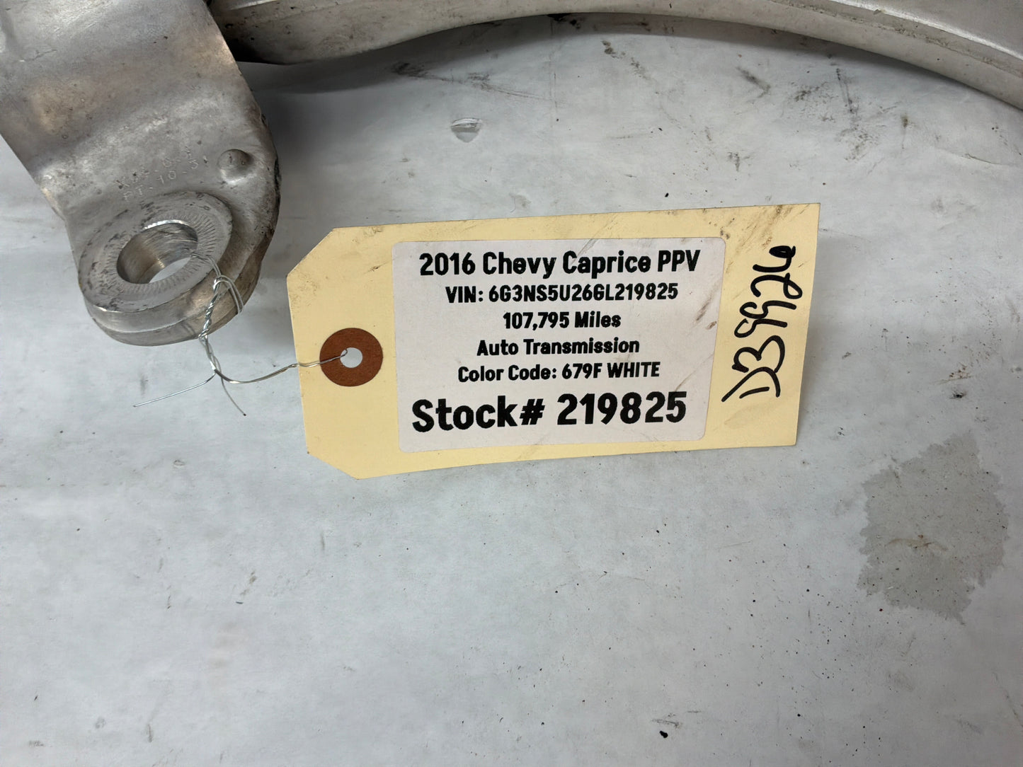 2016 Chevy Caprice PPV RH Passenger Rear Suspension Upper Control Arm OEM