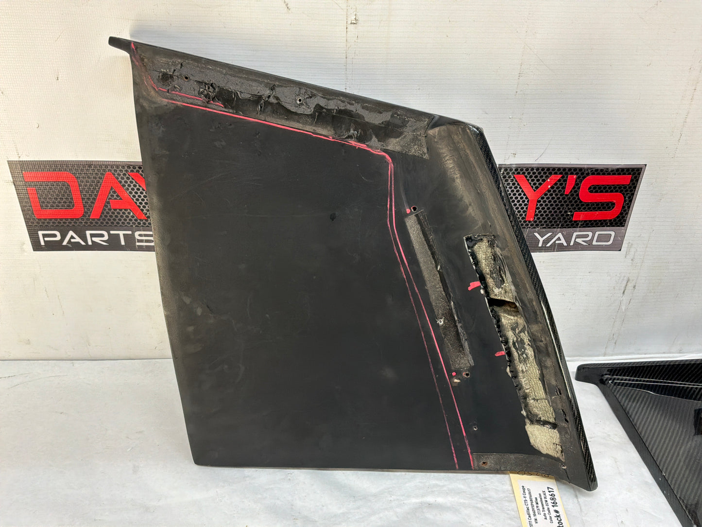 2011 Cadillac CTS-V Coupe Rear Bumper Carbon Fiber Valance Diffuser Aftermarket