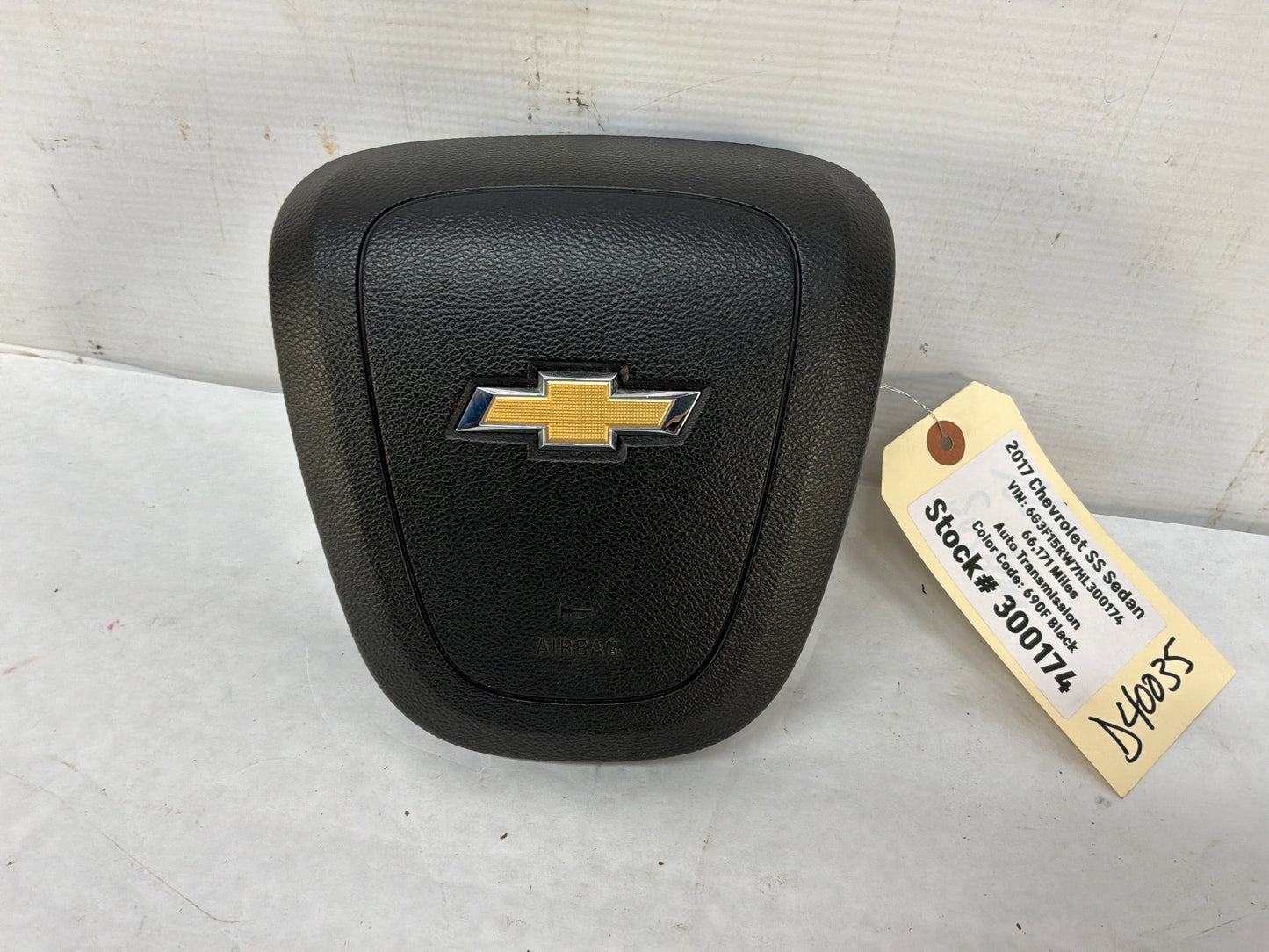 2017 Chevy SS Sedan Steering Wheel Air Bag Airbag OEM