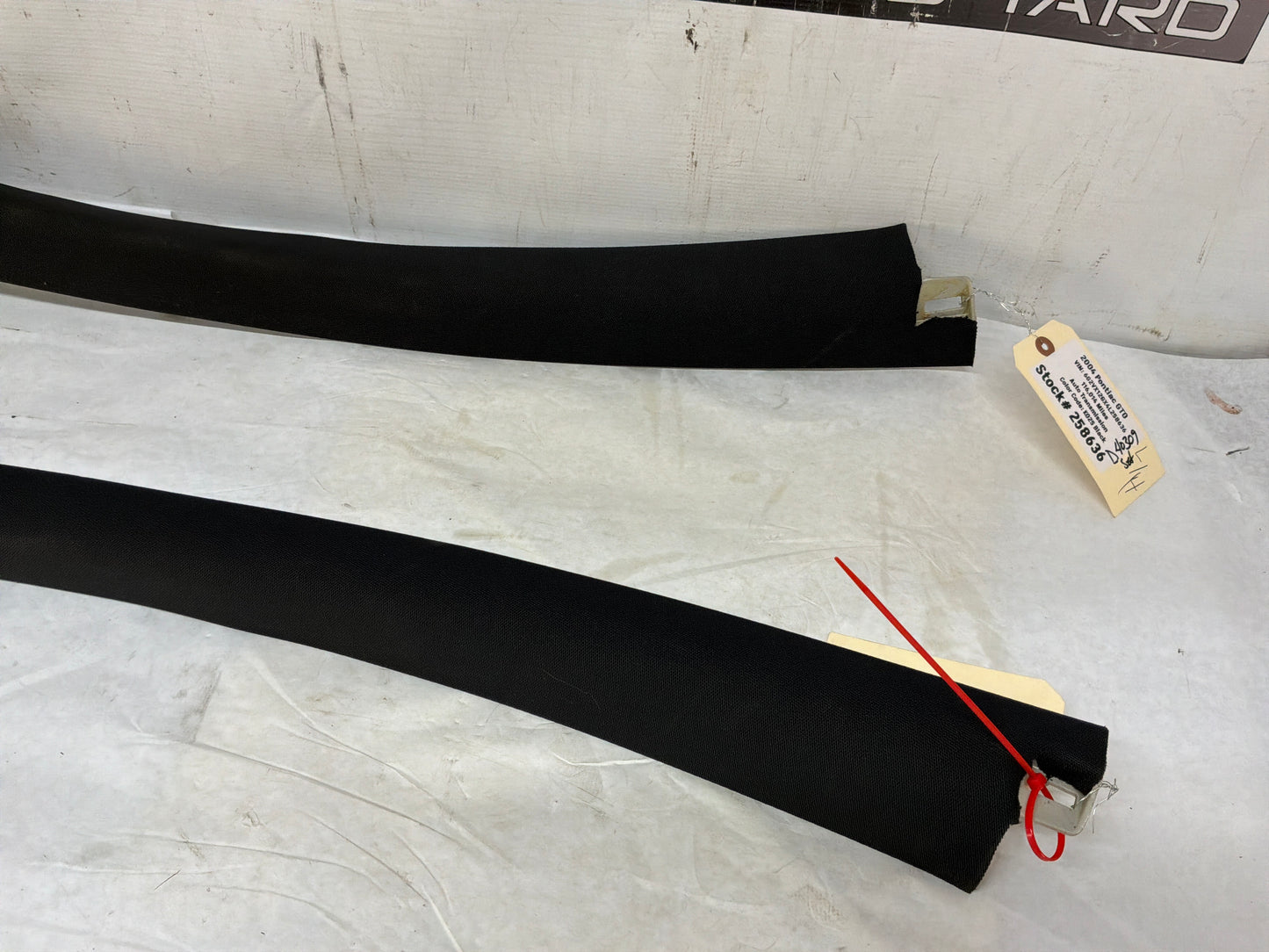 2004 Pontiac GTO RH & LH Interior Windshield A Pillar Trim Cover OEM