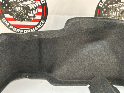 2015 Chevy Camaro SS 1LE LH Driver Interior Quarter Panel Trunk Compartment Felt Carpet Liner OEM