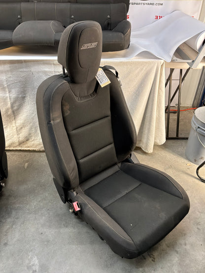 2015 Chevy Camaro SS 1LE Seats Fronts and Rear Black Cloth OEM
