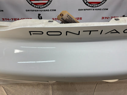 1999 Pontiac Trans Am WS6 Front Bumper White OEM