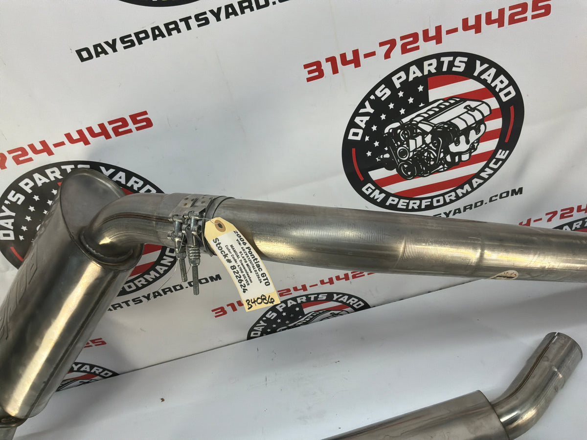 2005-2006 Pontiac GTO Borla S-Type Cat Back Exhaust System