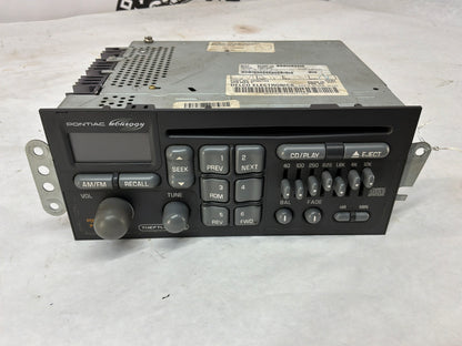 1999 Pontiac Trans Am WS6 Radio /CD Player OEM