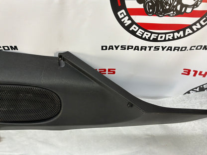 2002 Pontiac Trans Am LH Driver Rear Hatch Cargo Trunk Side Panel Trim Ebony OEM
