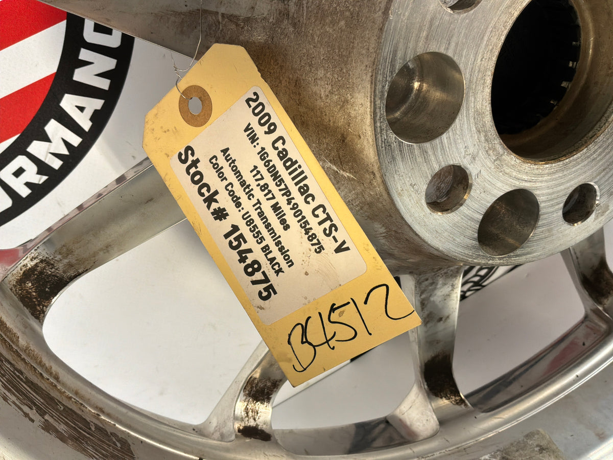 2009 Cadillac CTS-V Sedan Front Factory OEM Polished Wheel Rim 19x9
