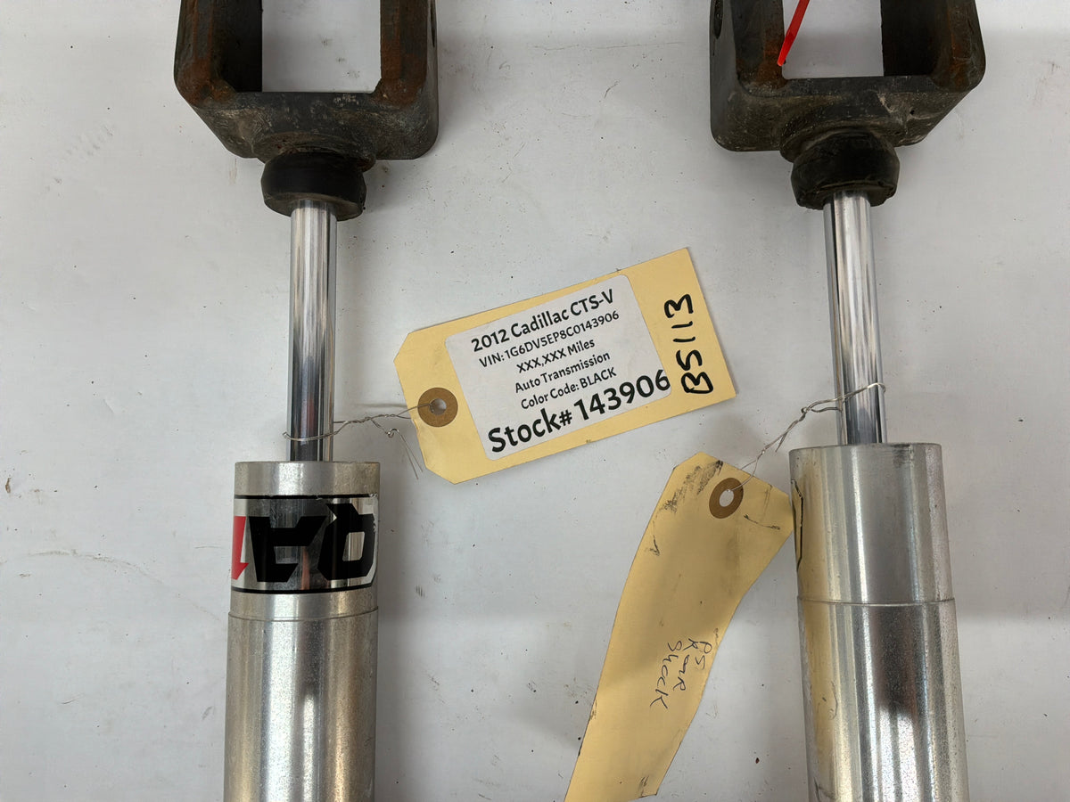 2012 Cadillac CTS-V Rear Suspension Double Adjustable QA1 Shocks