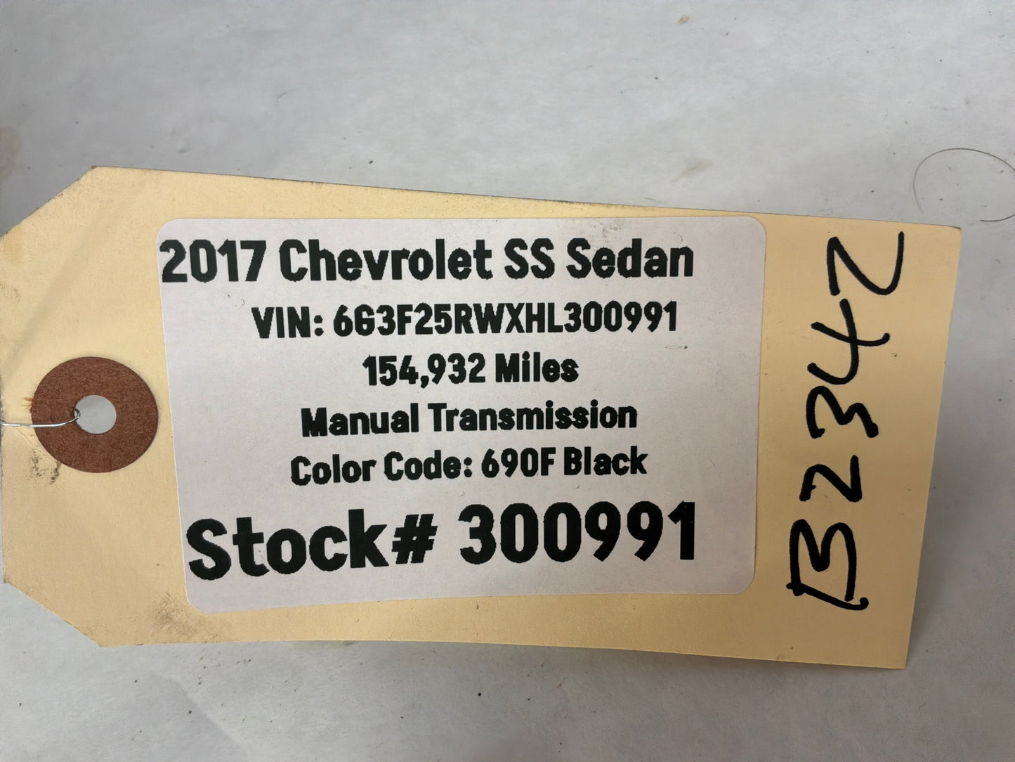 2017 Chevy SS Sedan Lower Radiator Air Baffle Inlet Duct OEM