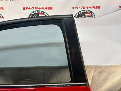 2008 Pontiac G8 GT RH Passenger Rear Exterior Outside Door Red OEM