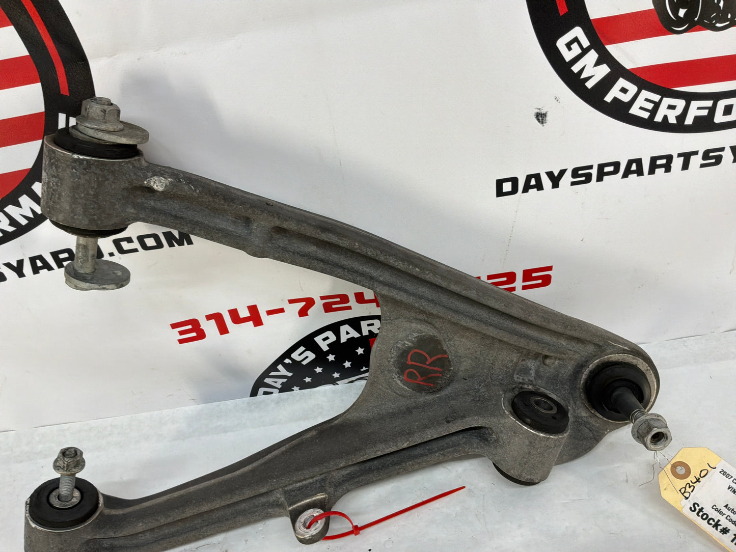 2007 C6 Corvette Convertible RH Passenger Rear Suspension Lower Control Arm OEM