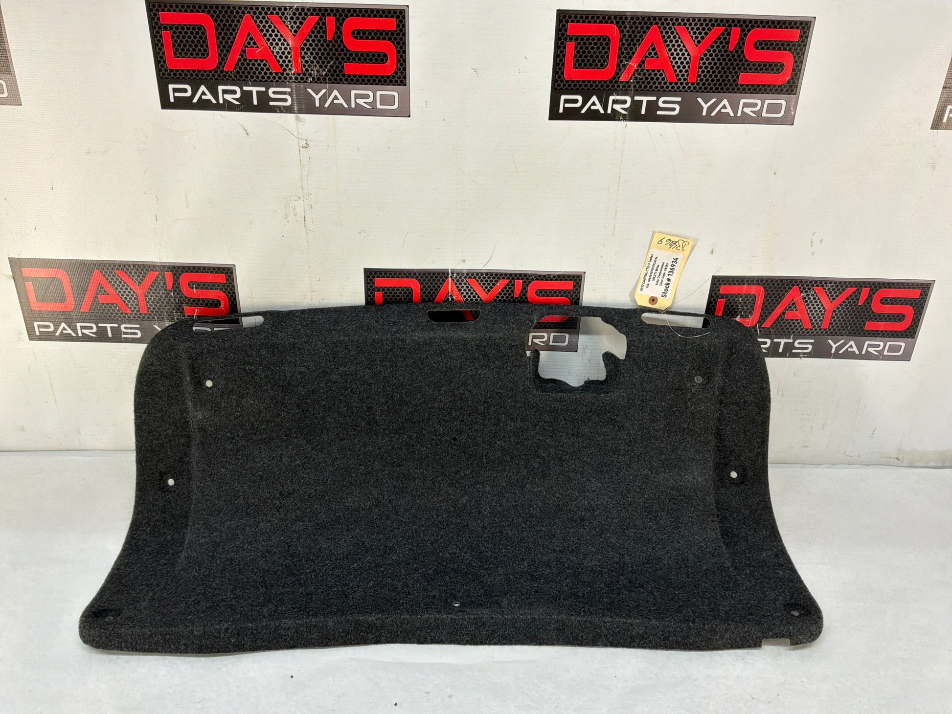Trunk lid liner - Day's Parts Yard