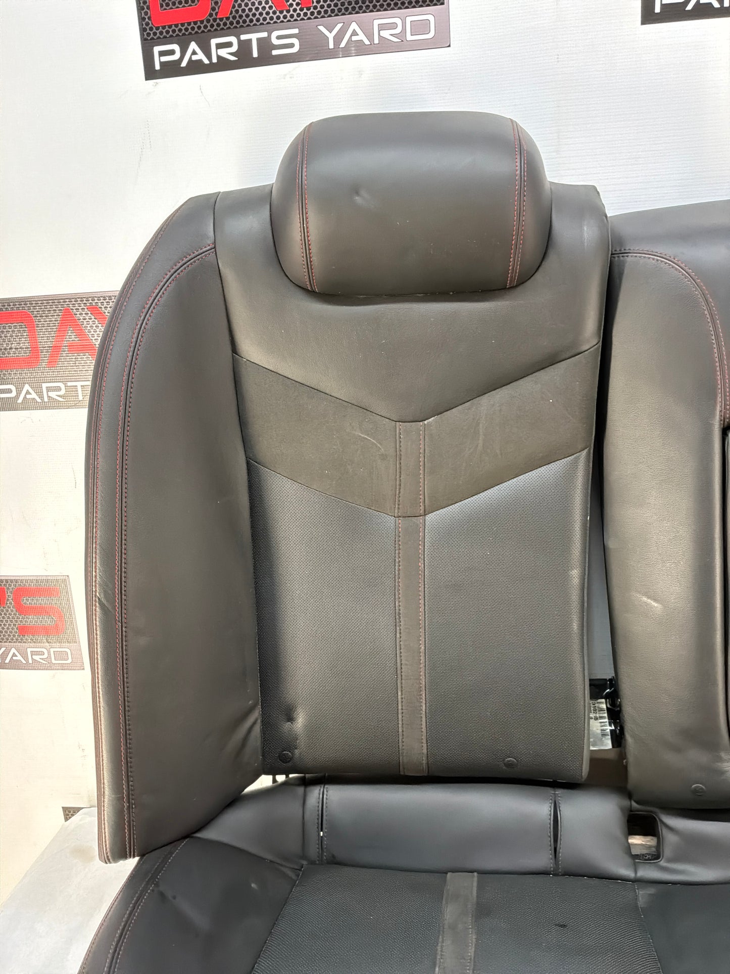2017 Chevy SS Sedan Rear Seats Black Leather Alcantara Suede OEM