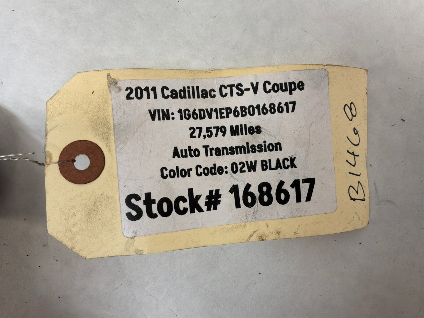 2011 Cadillac CTS-V Coupe Upper Radiator Coolant Hose Line Tube Pipe OEM