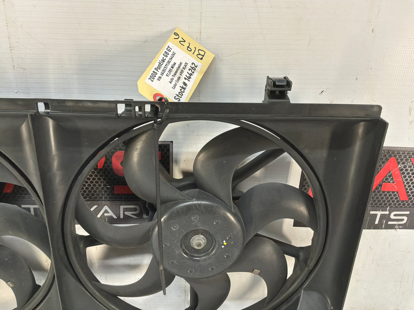2008 Pontiac G8 GT Dual Radiator Electric Coolant Cooling Fans Assembly OEM