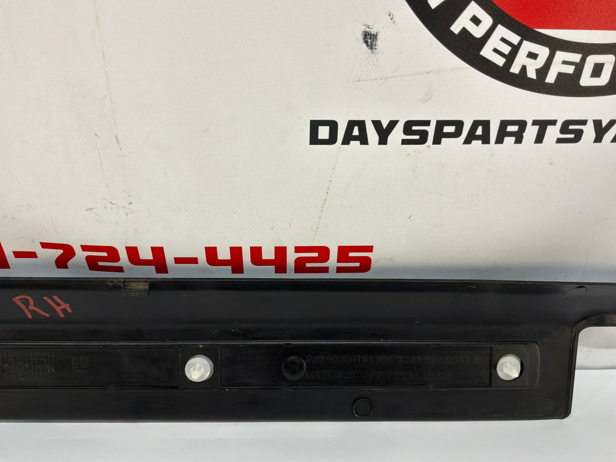 2014 Chevy SS Sedan RH Passenger Front Door Scuff Sill Plate Panel Trim OEM