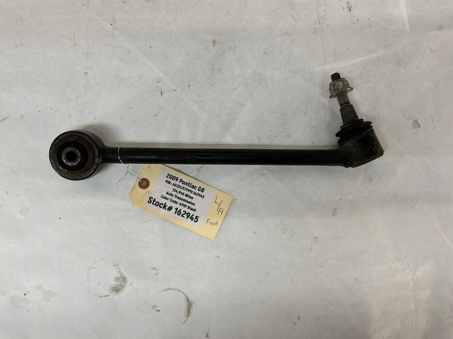 2009 Pontiac G8 GT LH Driver Front Suspension Lower Rearward Control Arm OEM