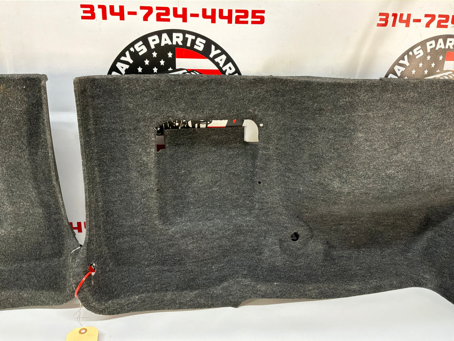 2006 Cadillac CTS-V RH & LH Interior Quarter Trunk Carpet Felt Liner Trim