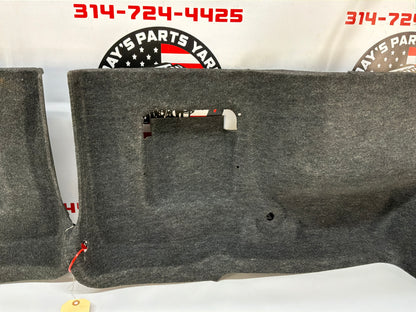 2006 Cadillac CTS-V RH & LH Interior Quarter Trunk Carpet Felt Liner Trim