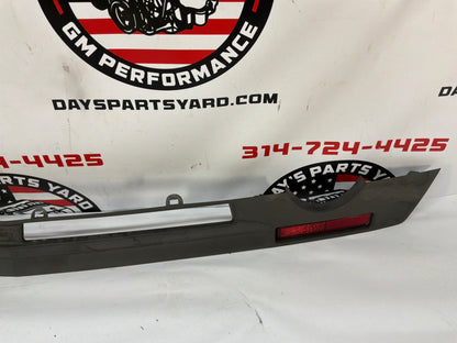 2009 Cadillac CTS-V Sedan Rear Bumper Fascia Cover Valance Diffuser Insert Cover Panel OEM