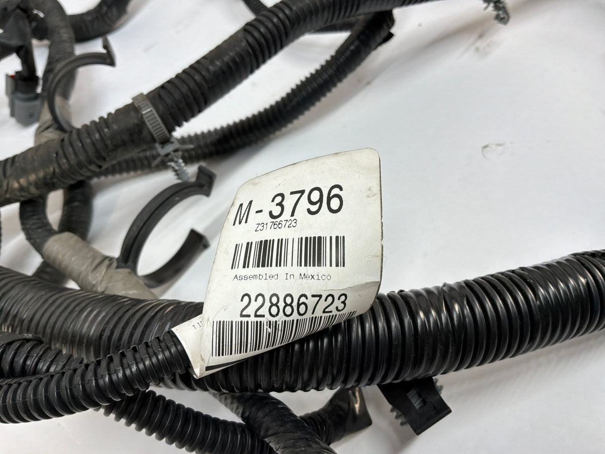 2013 Chevy Camaro ZL1 Engine Bay Head Lamp Light Firewall Wire Wiring Harness OEM