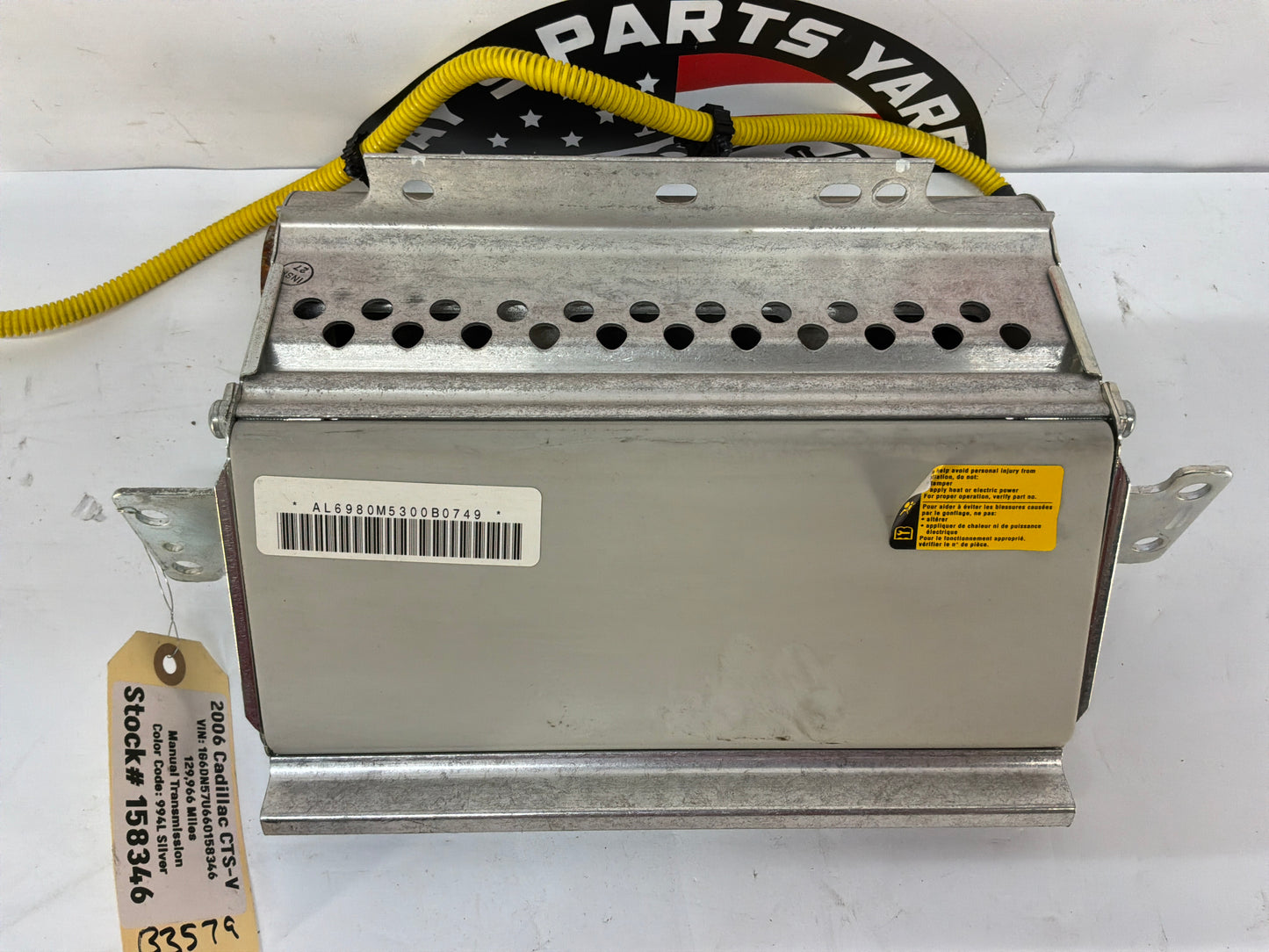 2006 Cadillac CTS-V Dash Airbag Air Bag OEM