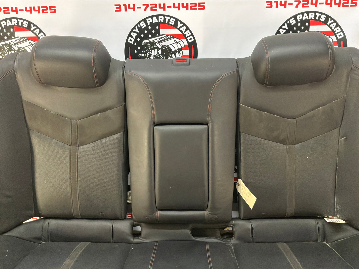 2017 Chevy SS Sedan Rear Seats Black Leather Alcantara Suede OEM