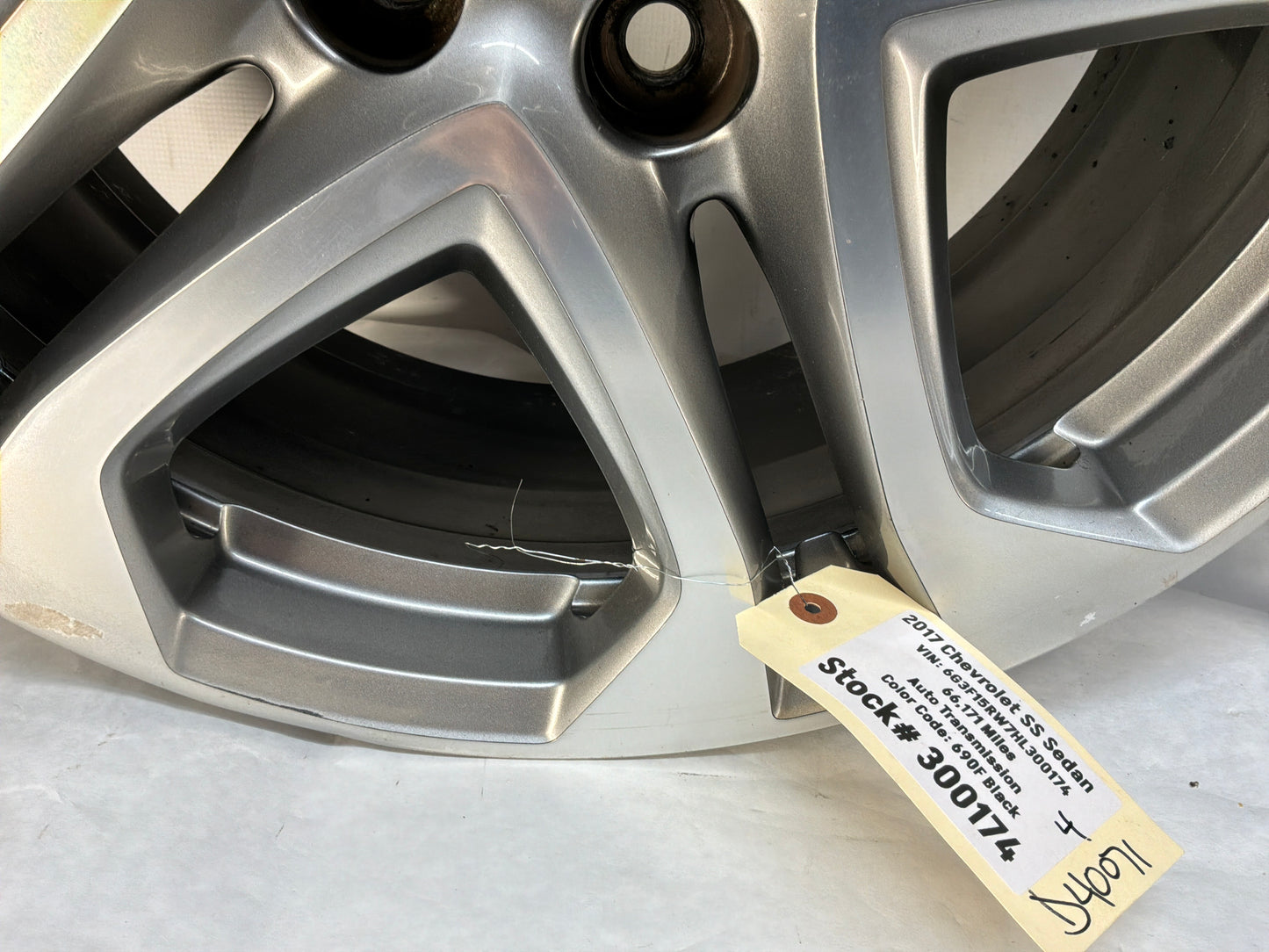 2017 Chevy SS Sedan Factory OEM Front & Rear Wheel 19x8.5 19x9