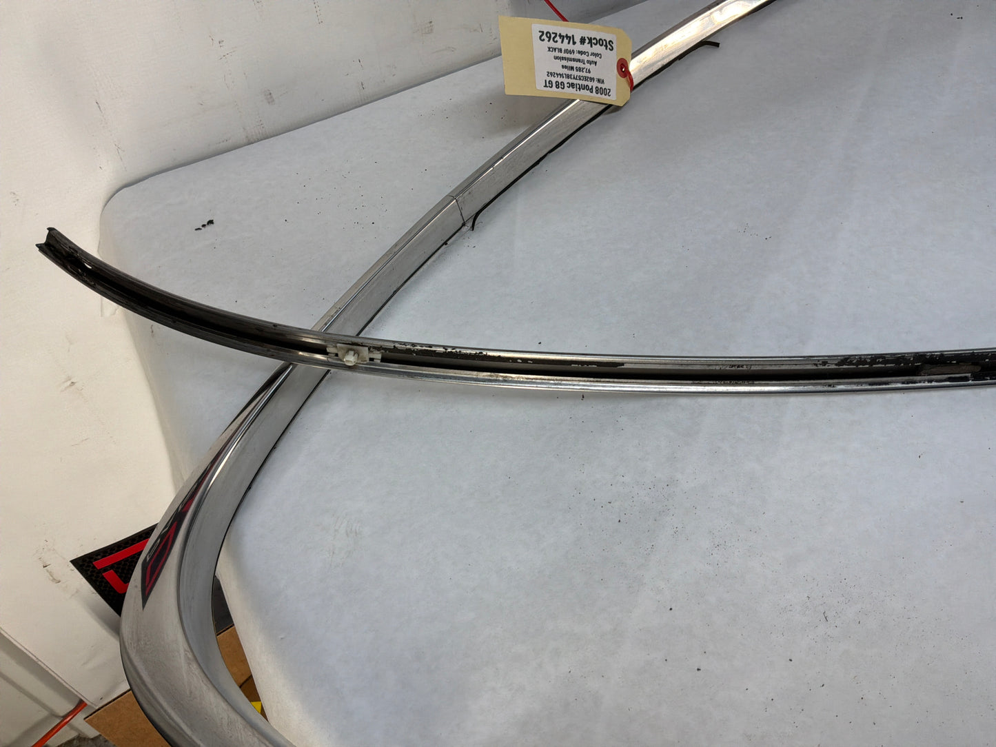 2008 Pontiac G8 RH & LH Door Roof Chrome Reveal Molding Trim OEM