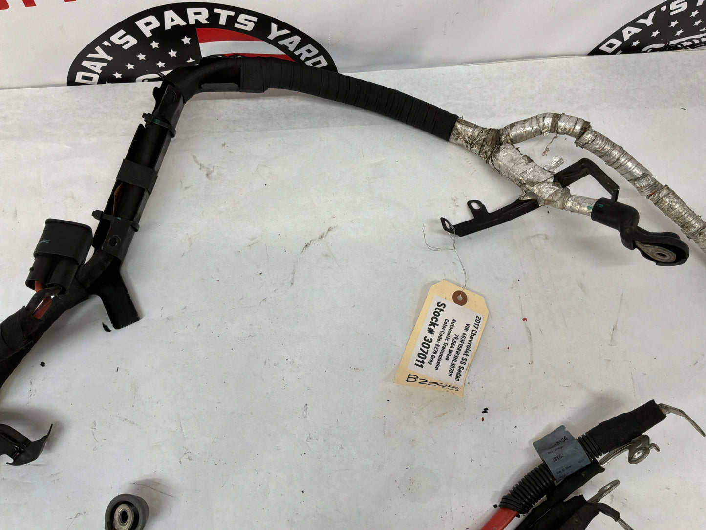 2017 Chevy SS Sedan Positive Starter Alternator Wire Wiring Harness Cable OEM