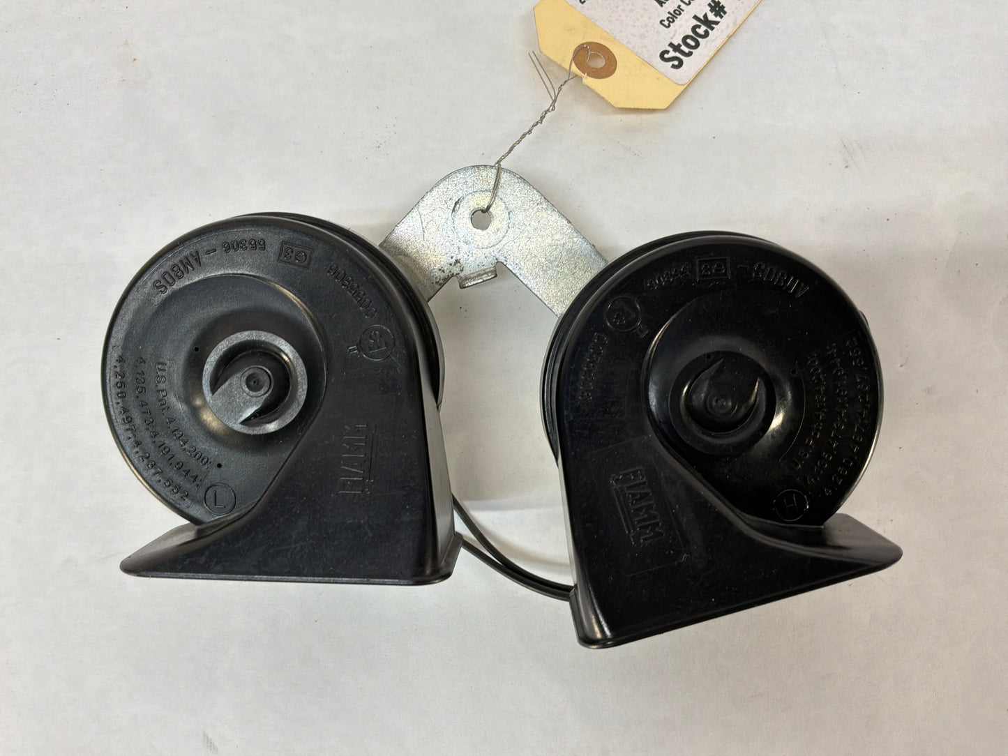 2007 C6 Corvette Convertible High & Low Electric Horn OEM