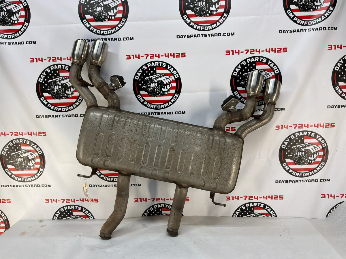 2016 Cadillac CTS-V Muffler Exhaust w/ Double Tips OEM